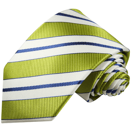 Necktie in Green, White and Navy Blue Paul Malone Ties - Paul Malone.com
