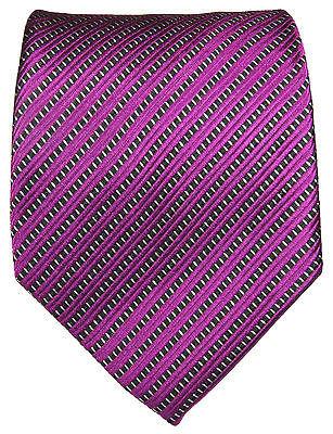 Purple Striped Silk Necktie by Paul Malone Paul Malone Ties - Paul Malone.com