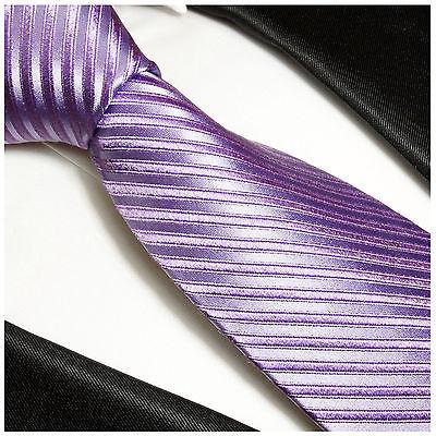 Purple Striped Silk Necktie by Paul Malone Paul Malone Ties - Paul Malone.com