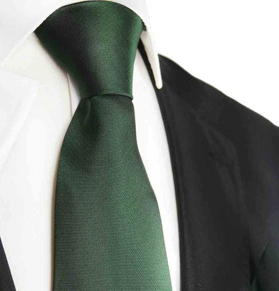 Forest Green Silk Men's Tie by Paul Malone Paul Malone Ties - Paul Malone.com