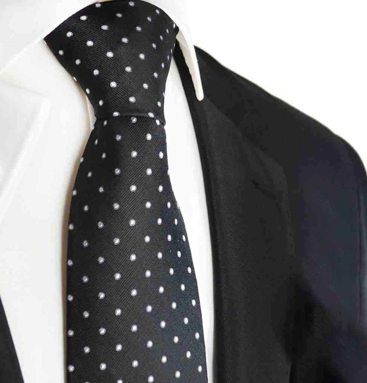 Men's Polka Dot Silk Tie