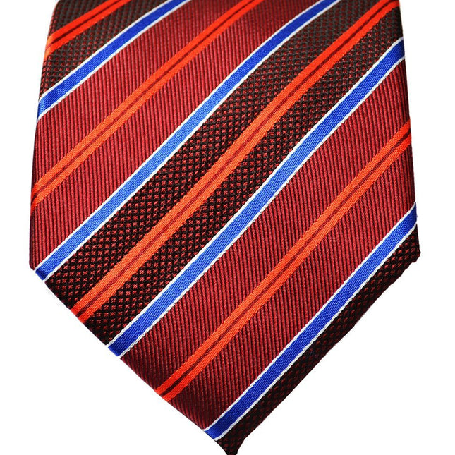 Fire Red Silk Tie Set by Paul Malone Paul Malone Ties - Paul Malone.com