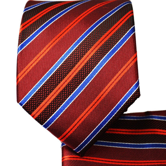 Fire Red Silk Tie Set by Paul Malone Paul Malone Ties - Paul Malone.com