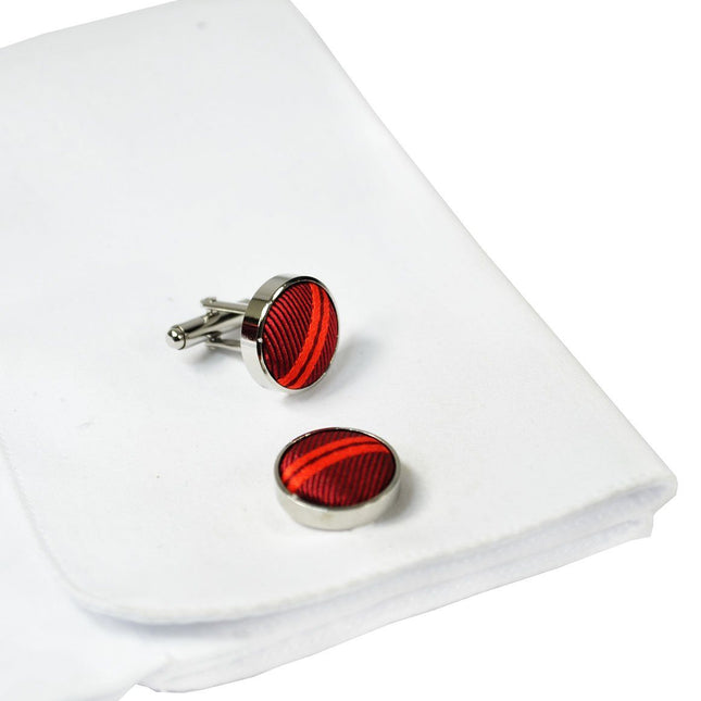 Fire Red Silk Tie Set by Paul Malone Paul Malone Ties - Paul Malone.com