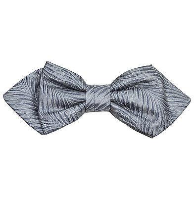 Grey Silk Bow Tie by Paul Malone Paul Malone Bow Ties - Paul Malone.com