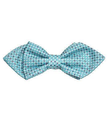 Turquoise and Red Silk Bow Tie by Paul Malone Paul Malone Ties - Paul Malone.com