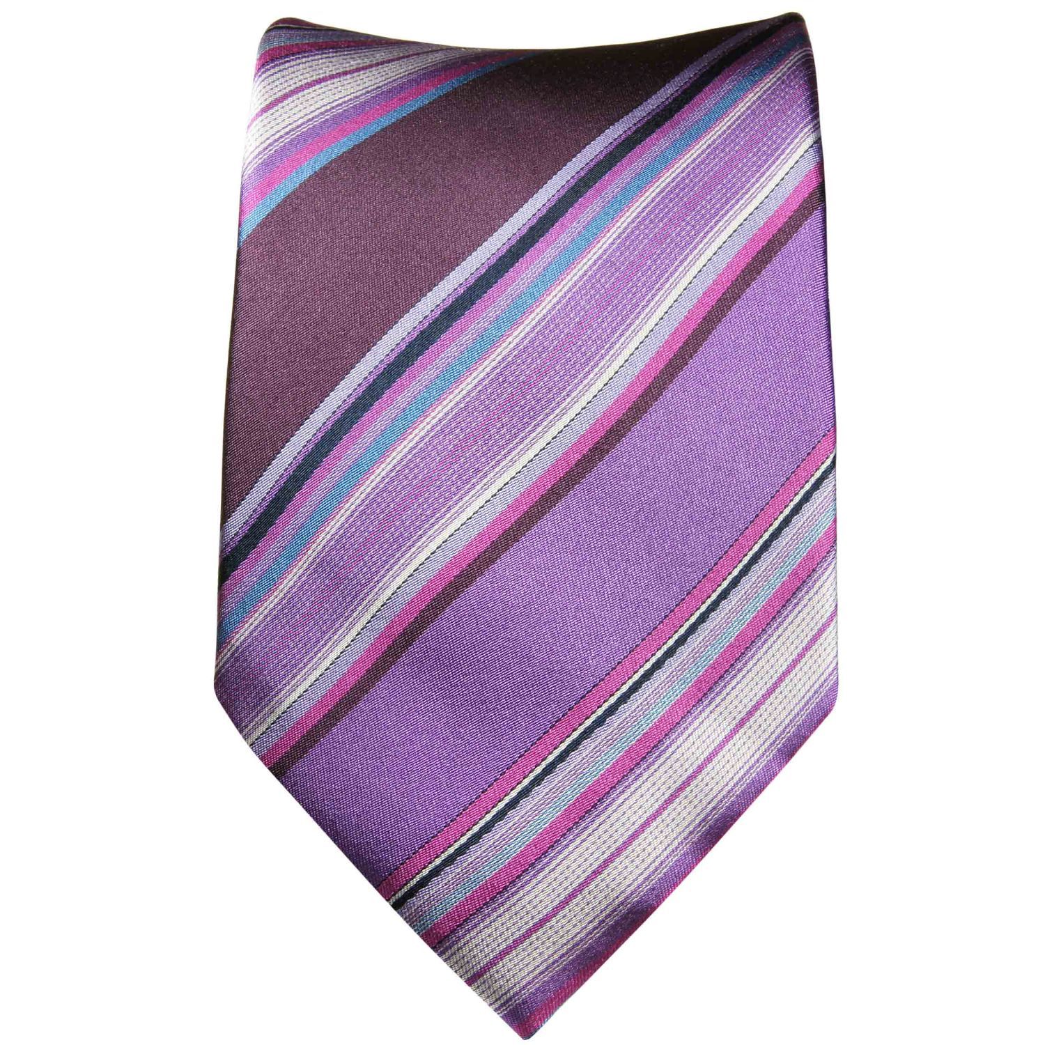 Luxurious Purple and Pink Silk Tie by Paul Malone | Paul Malone
