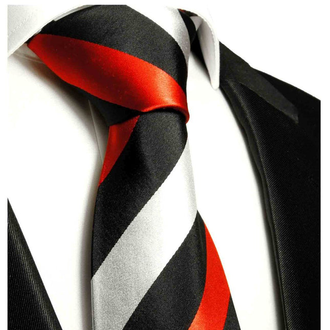 Striped Paul Malone Boys Silk Tie Paul Malone Ties - Paul Malone.com