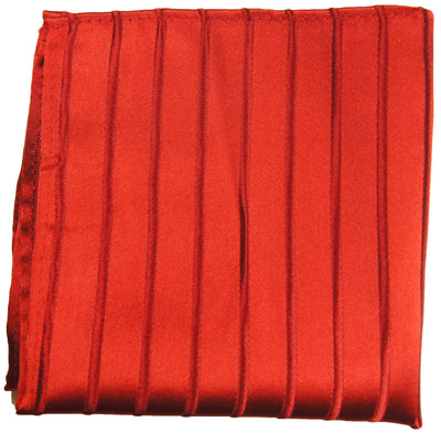 Red Striped Silk Pocket Square Paul Malone  - Paul Malone.com