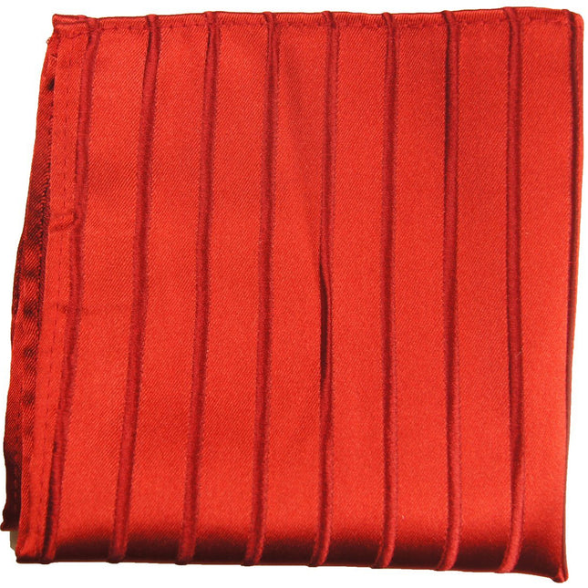 Red Striped Silk Tie with matching Accessories Paul Malone Ties - Paul Malone.com