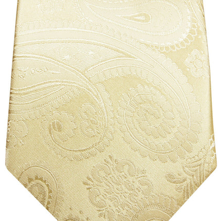 Champagne Paisley Wedding Silk Tie Set (Copy) Paul Malone Ties - Paul Malone.com