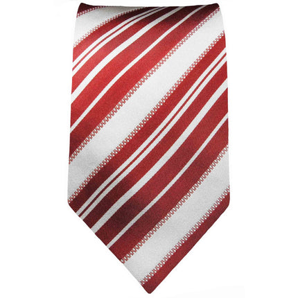 Red and White Striped Paul Malone Silk Boys Tie Paul Malone Ties - Paul Malone.com