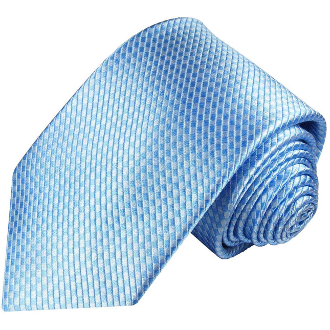Blue Microchecked Silk Tie and Accessories in Silk Paul Malone Ties - Paul Malone.com