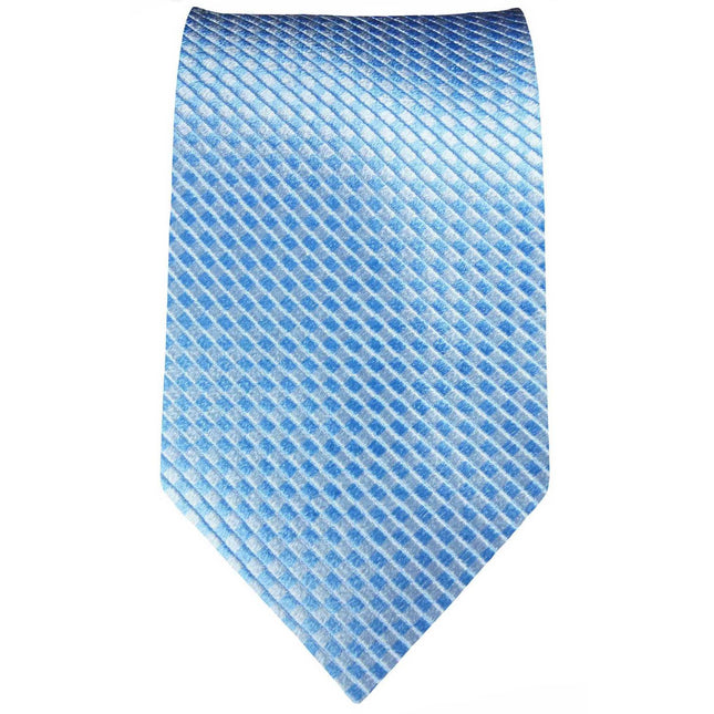 Blue Microchecked Silk Tie and Accessories in Silk Paul Malone Ties - Paul Malone.com