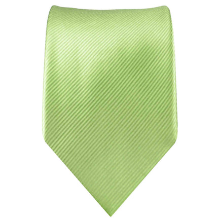 Solid Summer Green Necktie Set in 100% Silk Paul Malone Ties - Paul Malone.com