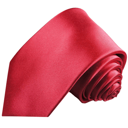 Solid Satin Hot Pink Silk Necktie Paul Malone Ties - Paul Malone.com