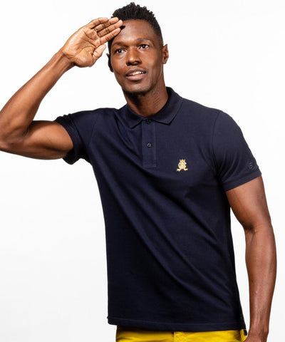 Solid Navy Cruise Polo by EightX Eight X Polo - Paul Malone.com