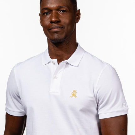Solid White Beach Polo by EightX Eight X Polo - Paul Malone.com