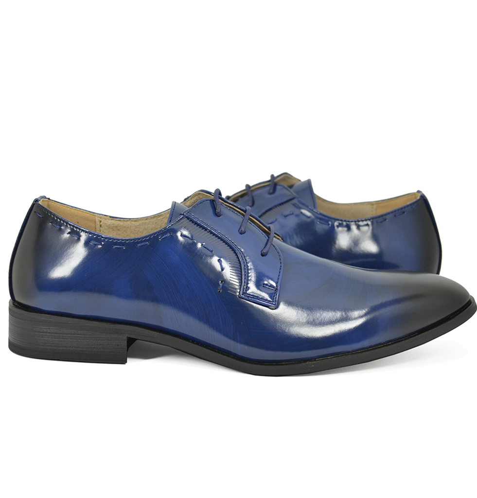 Royal blue deals formal shoes