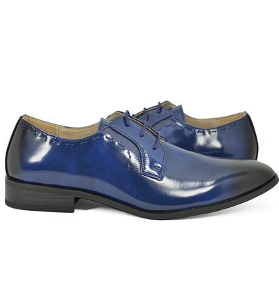 Formal Royal Blue Tuxedo Shoes Majestic Shoes - Paul Malone.com