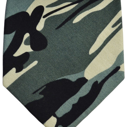 Grey Camouflage Cotton Tie Set Paul Malone Ties - Paul Malone.com