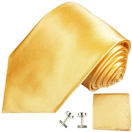 Solid Peach Formal Silk Necktie Paul Malone Ties - Paul Malone.com