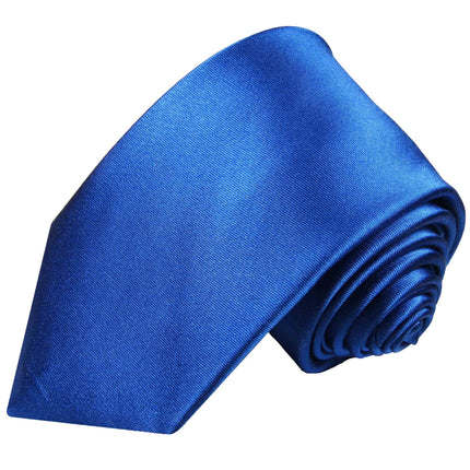Solid Blue Boys Silk Tie by Paul Malone Paul Malone Ties - Paul Malone.com