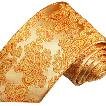 Gold Paisley Boys Tie by Paul Malone Paul Malone Ties - Paul Malone.com