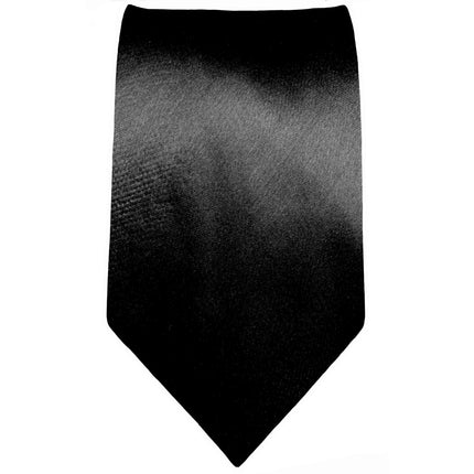 Solid Black Boys Silk Tie by Paul Malone Paul Malone Ties - Paul Malone.com