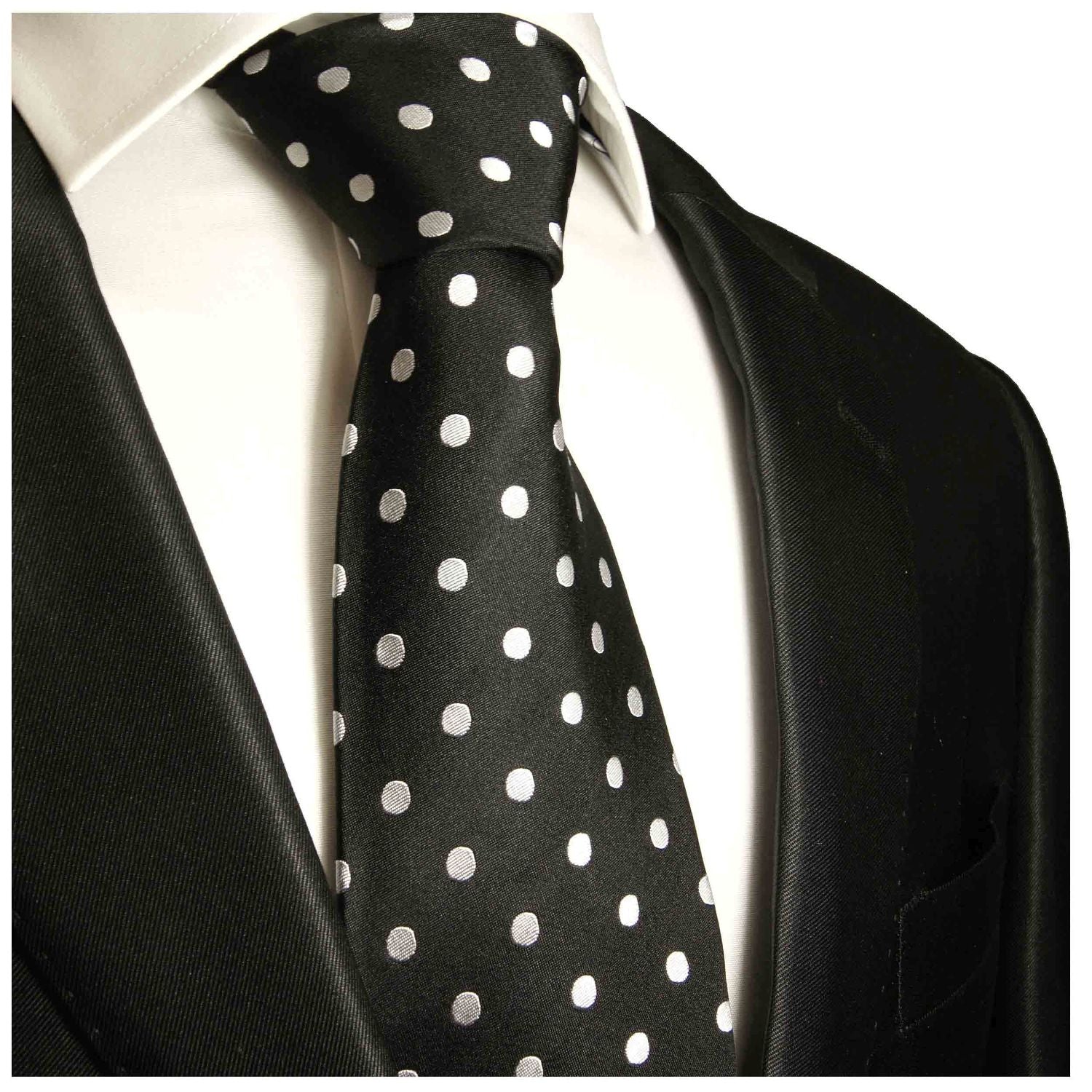 Knitted Point Polka Dot Tie Set