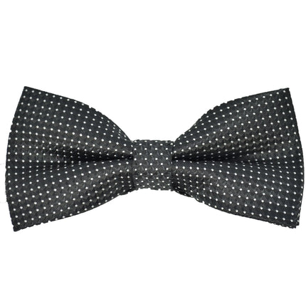 Black Classic Pindot Bow Tie Paul Malone Bow Ties - Paul Malone.com