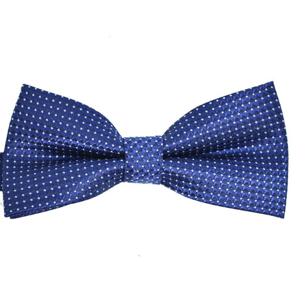 Navy Classic Pindot Bow Tie Paul Malone Bow Ties - Paul Malone.com