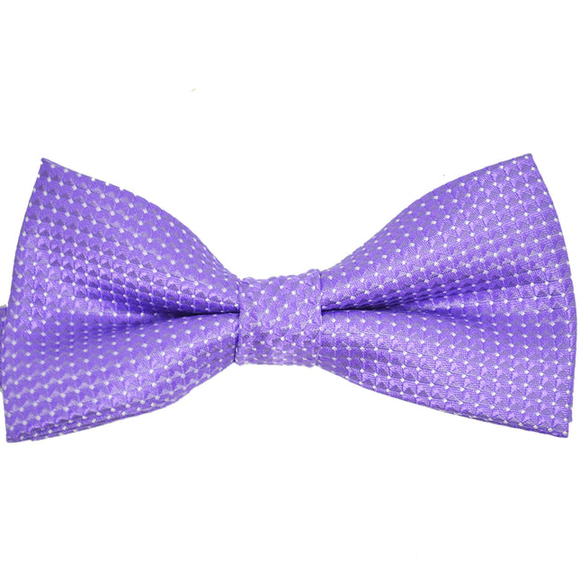 Purple Classic Pindot Bow Tie Paul Malone Bow Ties - Paul Malone.com