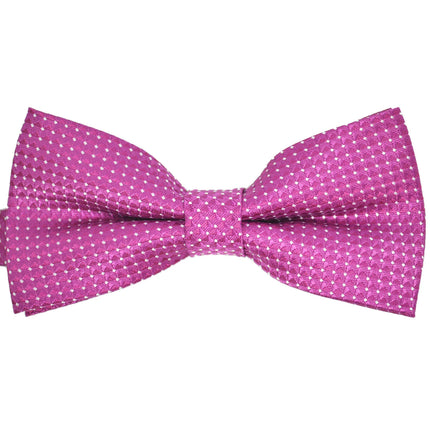 Raspberry Classic Pindot Bow Tie Paul Malone Bow Ties - Paul Malone.com