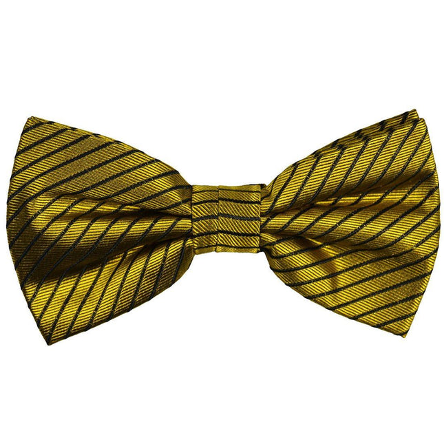Gold and Brown Silk Bow Tie Paul Malone Bow Ties - Paul Malone.com
