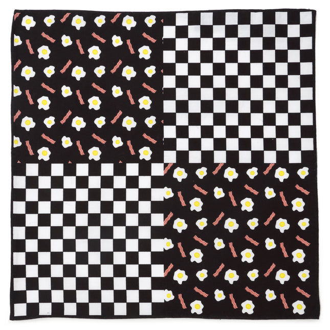 Bacon Eggs Pocket Square Cufflinks, Inc. Pocket Square - Paul Malone.com