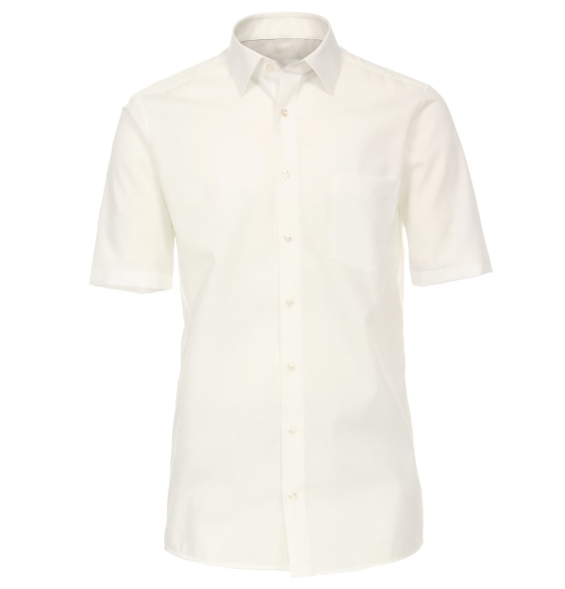 Solid Champagne Poplin Short Sleeve Dress Shirt 15 Solid Champagne Poplin Short Sleeve Dress Shirt 15