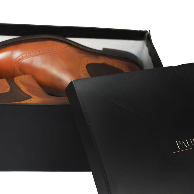 CHELSEA Elegant Brown Full Leather Chelsea Boots Paul Malone Shoes - Paul Malone.com