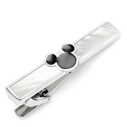 Mickey Mouse Mother of Pearl Tie Clip Disney Tie Bar/Tie Clip - Paul Malone.com