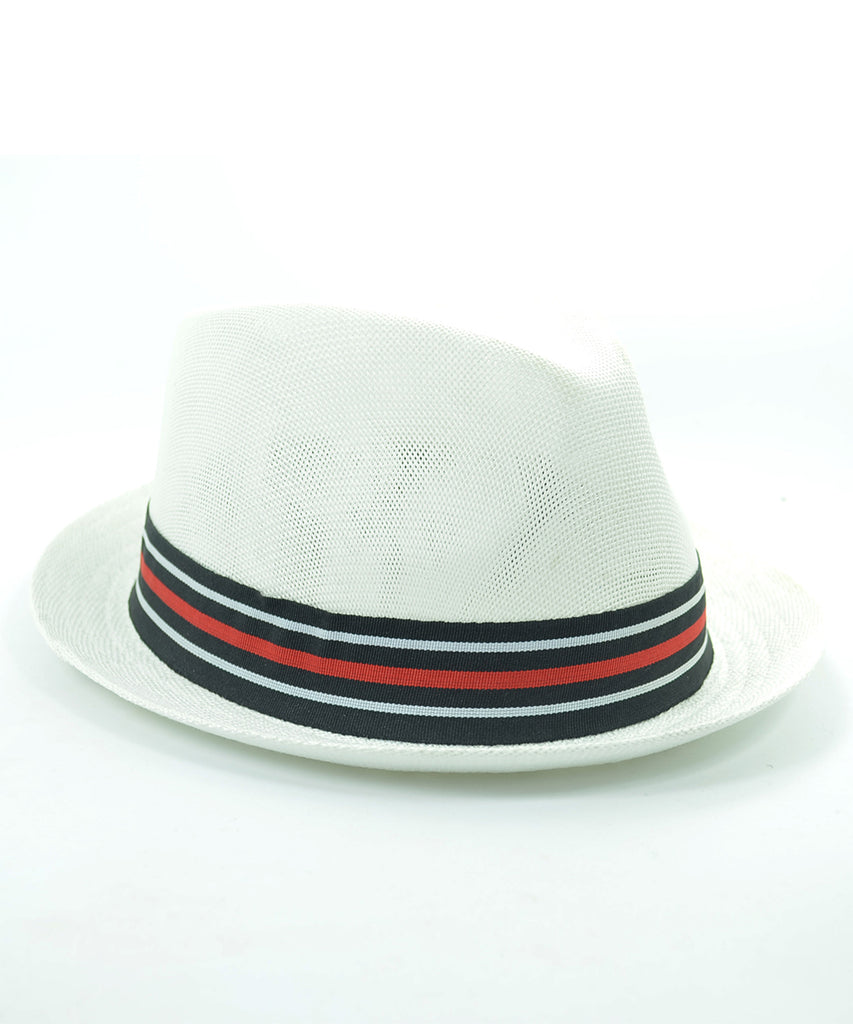 Flat retailer Brim Mixed Linen Fedora