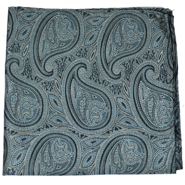 Gunmetal Grey Paisley Tuxedo Vest Set Paul Malone Vest - Paul Malone.com