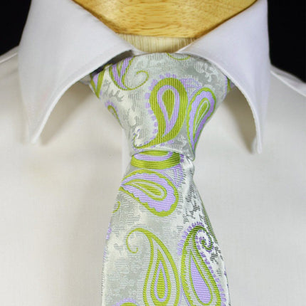 Daiquiri Green Tie and Pocket Square Set Paul Malone Ties - Paul Malone.com