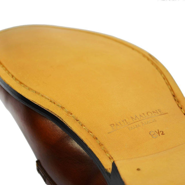 DALLAS Classic Plain Derby in Bombay Brown by Paul Malone Paul Malone Shoes - Paul Malone.com