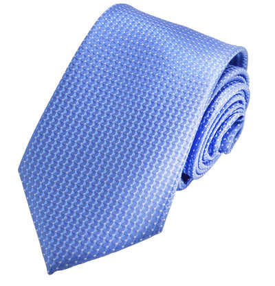 Classic Riviera Blue Pindot Men's Necktie Paul Malone Ties - Paul Malone.com