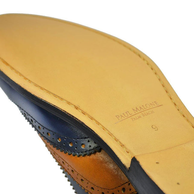 FELIX Full Leather Brogue Oxfords by Paul Malone Paul Malone Shoes - Paul Malone.com