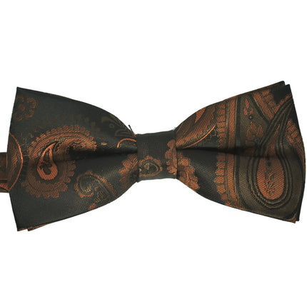 Brown Artisan Paisley Bow Tie Paul Malone Bow Ties - Paul Malone.com