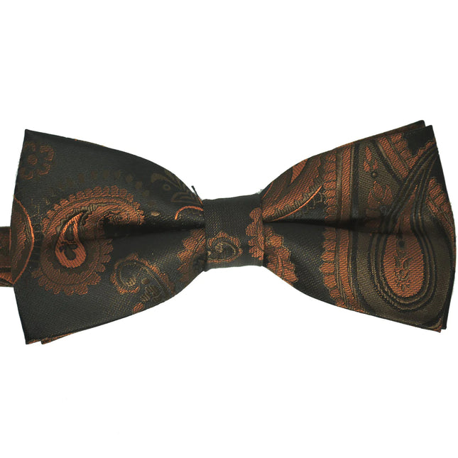 Brown Artisan Paisley Bow Tie Paul Malone Bow Ties - Paul Malone.com