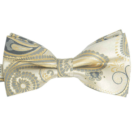 Tan Artisan Paisley Bow Tie Paul Malone Bow Ties - Paul Malone.com