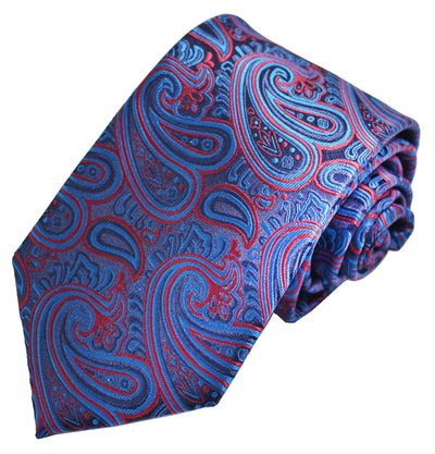 Extraordinary Navy Paisley Design Tie Paul Malone Ties - Paul Malone.com