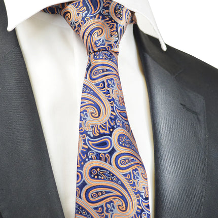 Extraordinary Coral Paisley Design Tie Paul Malone Ties - Paul Malone.com